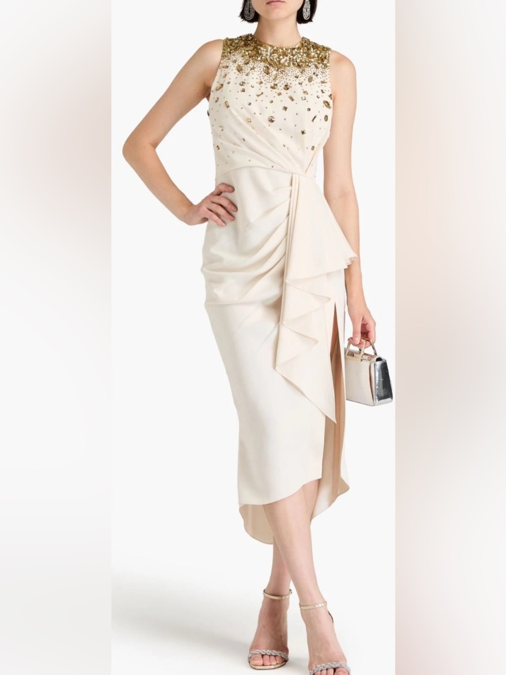 Zuhair Murad Asymmetric Midi Dress